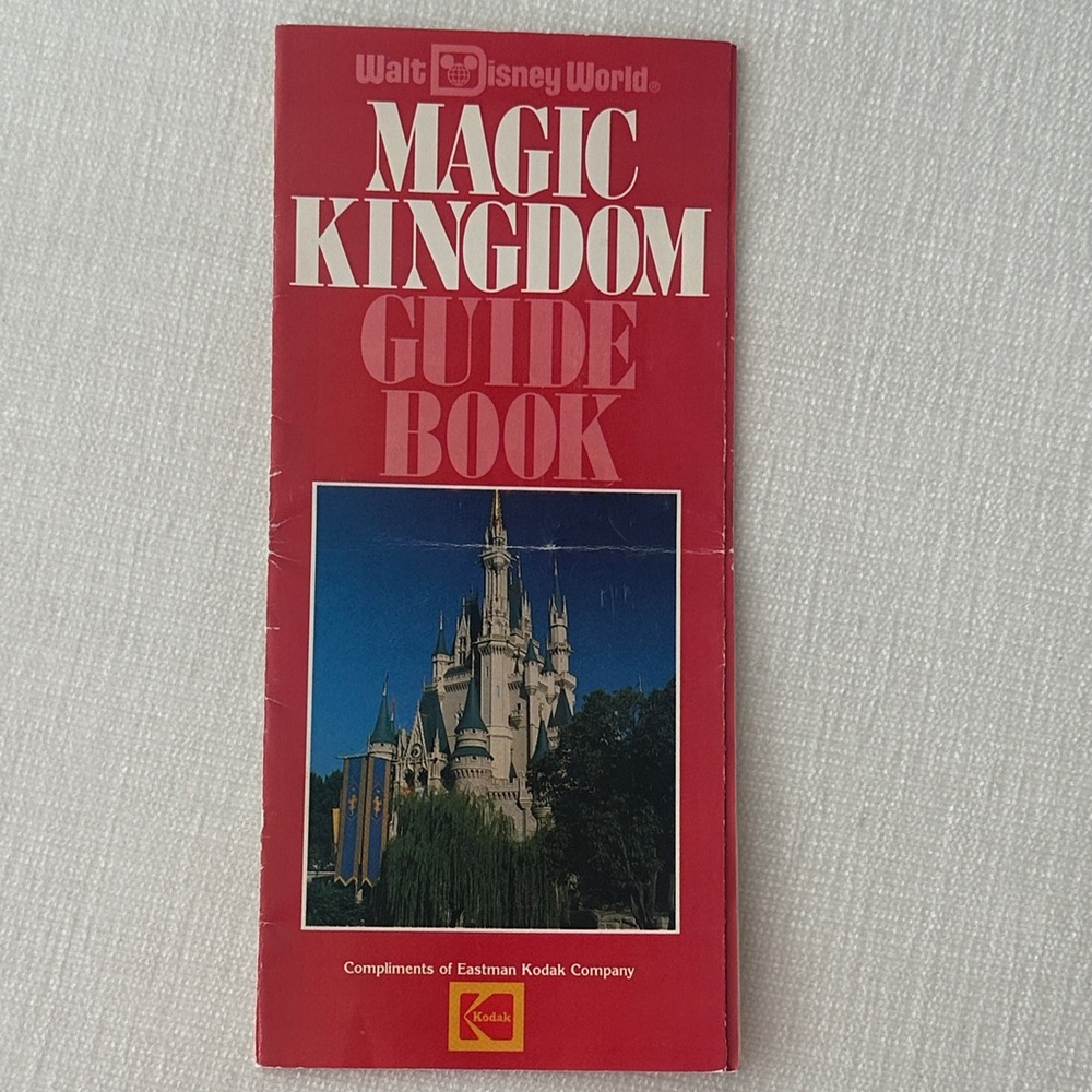 Vintage 1986 Walt Disney World Magic Guide | 80s Park Memorabilia